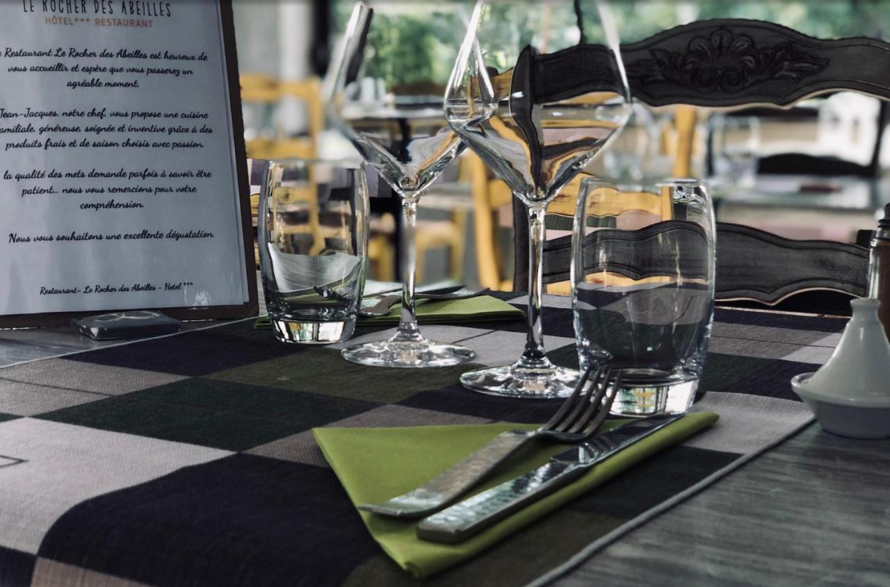 Hotel Lou Caleu Restaurant Le Rocher Des Abeilles Saint-Martin-de-Castillon Exterior photo